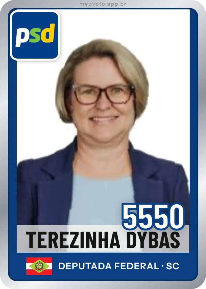 Carta de Terezinha Dybas, número 5550, PSD