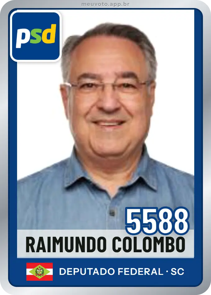 Carta de Raimundo Colombo, número 5588, PSD