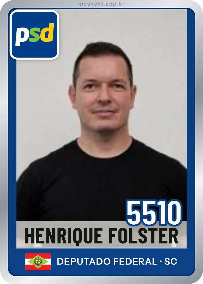 Carta de Henrique Folster, número 5510, PSD