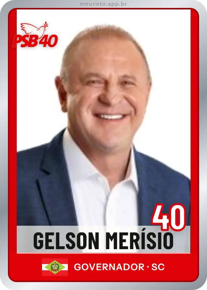 Carta de Gelson Merísio, número 40, PSB