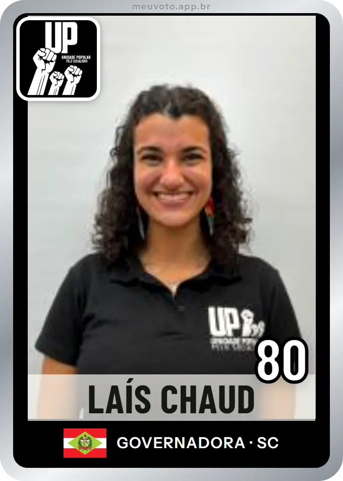 Carta de Laís Chaud, número 80, UP