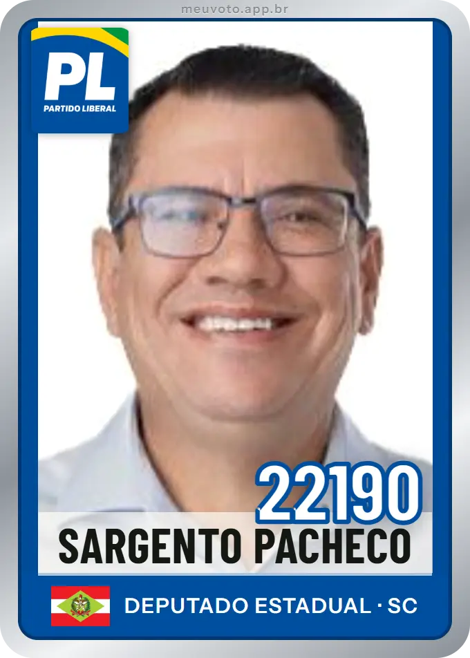 Carta de Sargento Pacheco, número 22190, PL