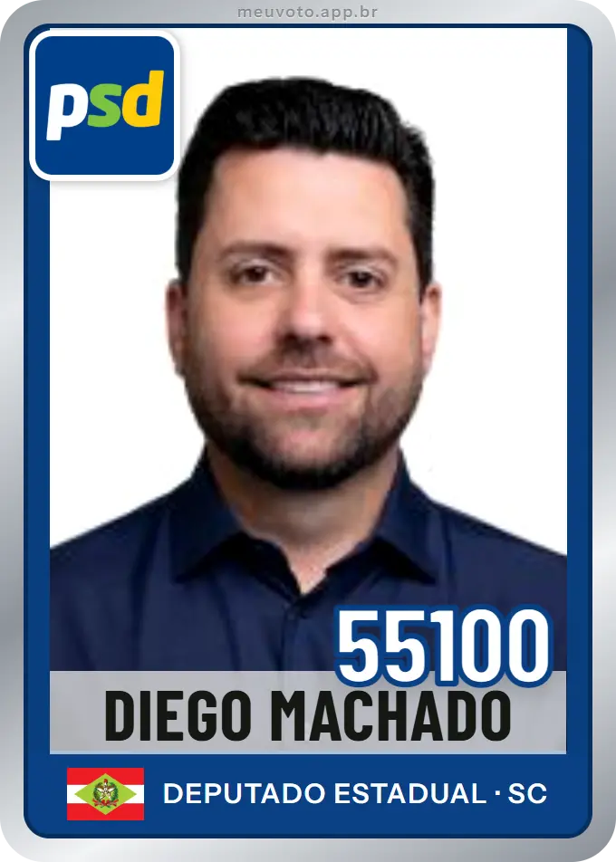 Carta de Diego Machado, número 55100, PSD