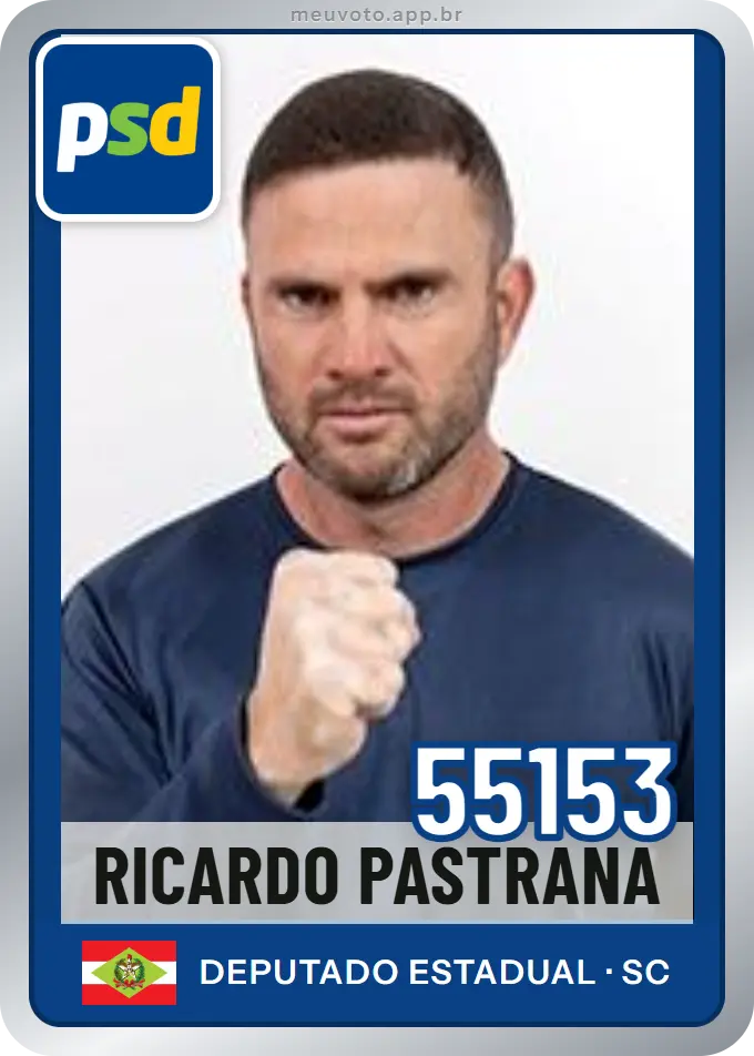 Carta de Ricardo Pastrana, número 55153, PSD