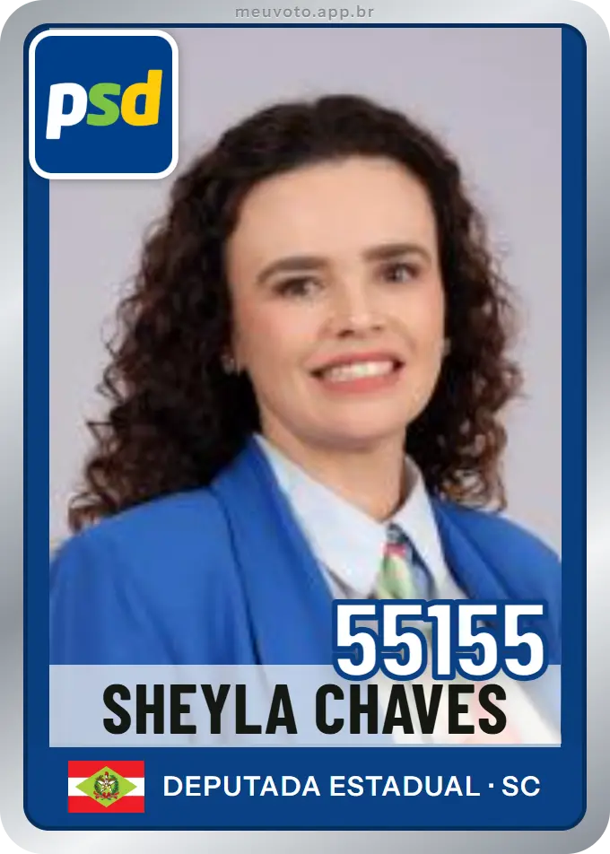 Carta de Sheyla Chaves, número 55155, PSD