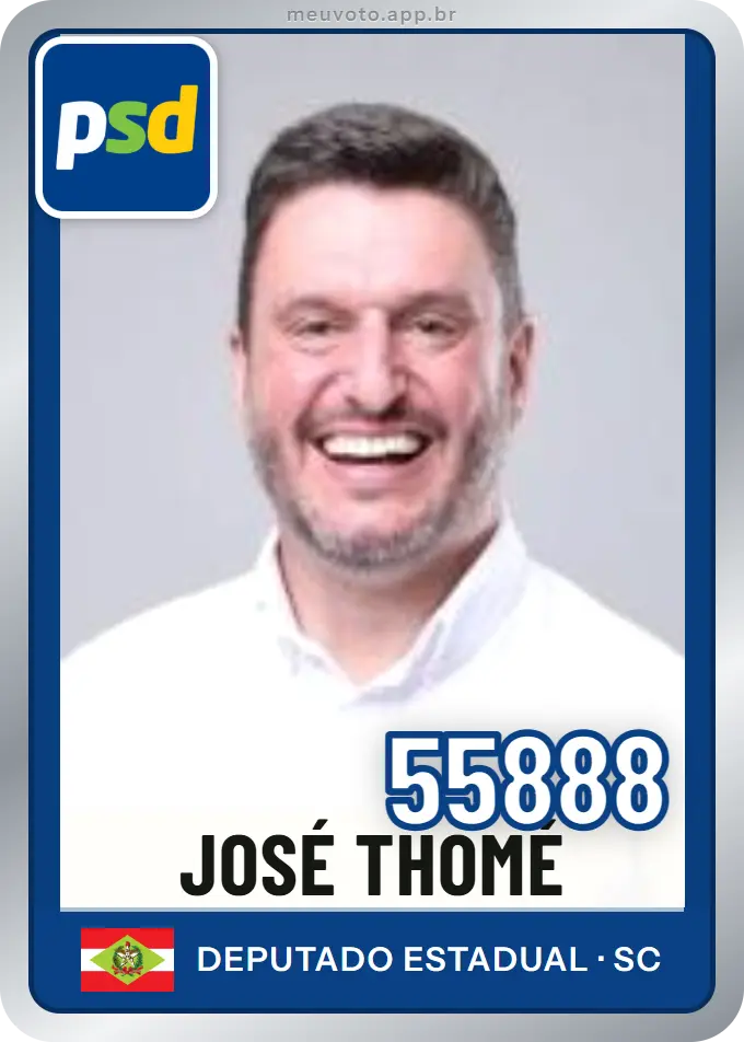 Carta de José Thomé, número 55888, PSD