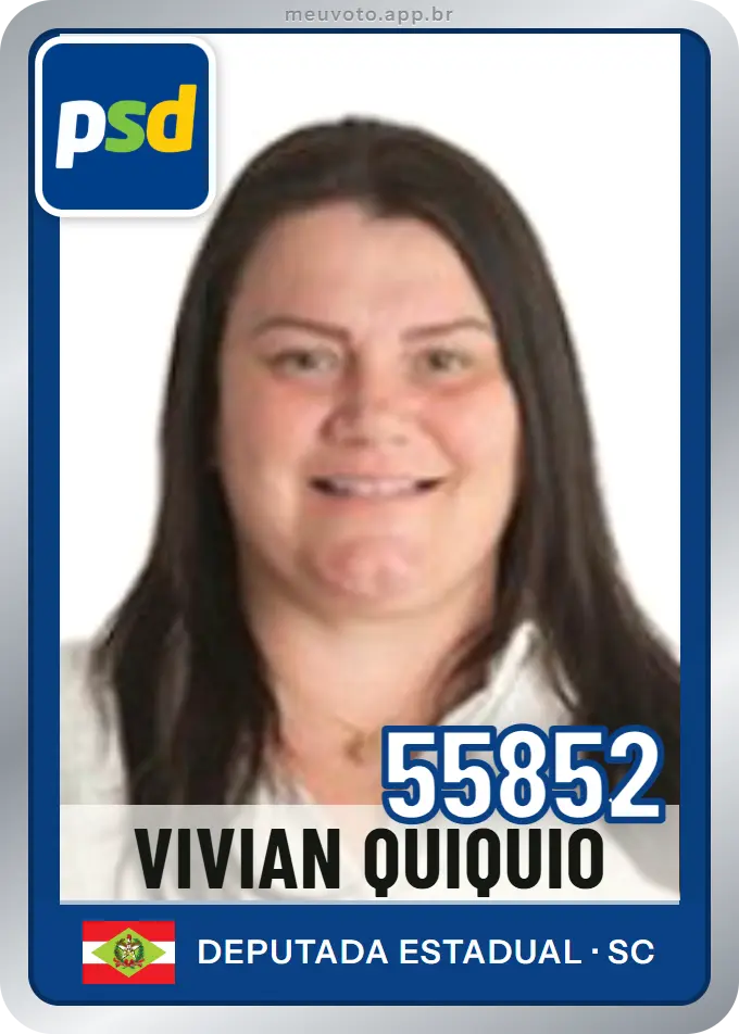 Carta de Vivian Quiquio, número 55852, PSD
