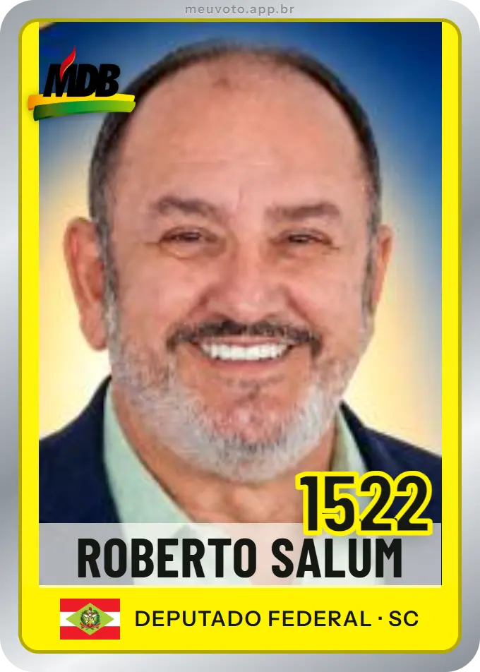 Carta de Roberto Salum, número 1522, MDB