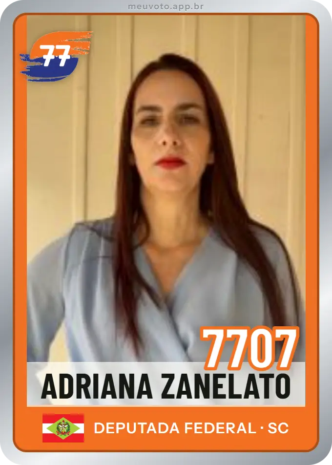 Carta de Adriana Zanelato, número 7707, Solidariedade