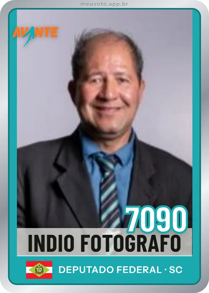 Carta de Indio Fotografo, número 7090, Avante