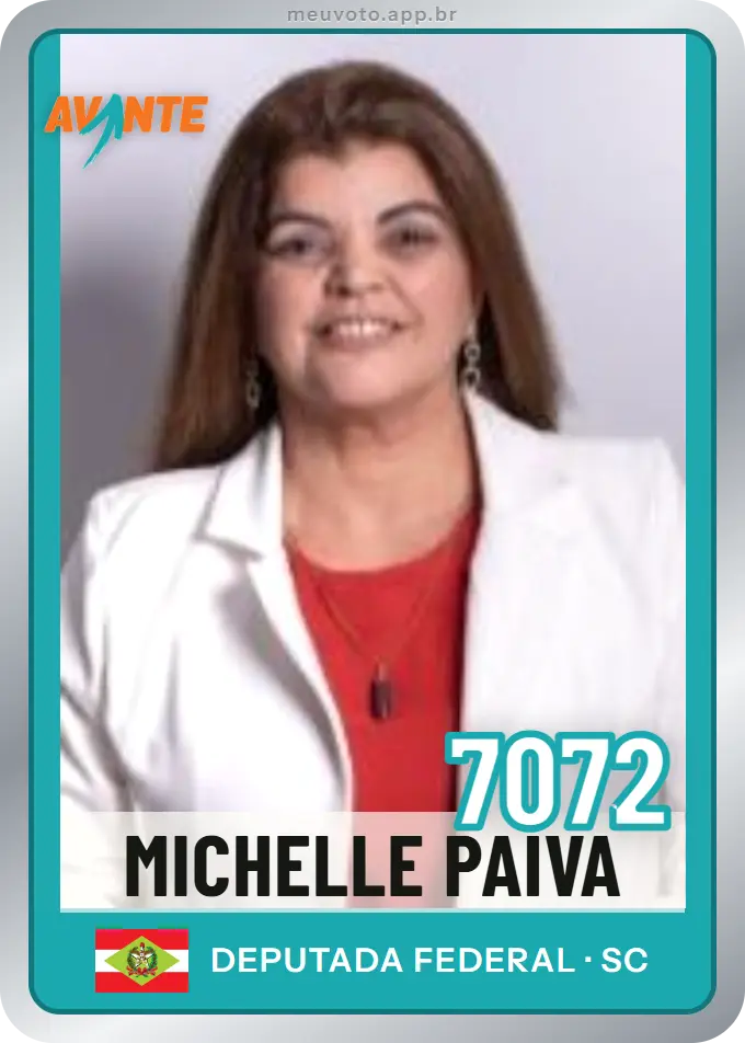Carta de Michelle Paiva, número 7072, Avante