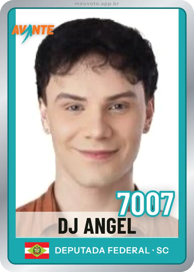 Carta de Dj Angel, número 7007, Avante