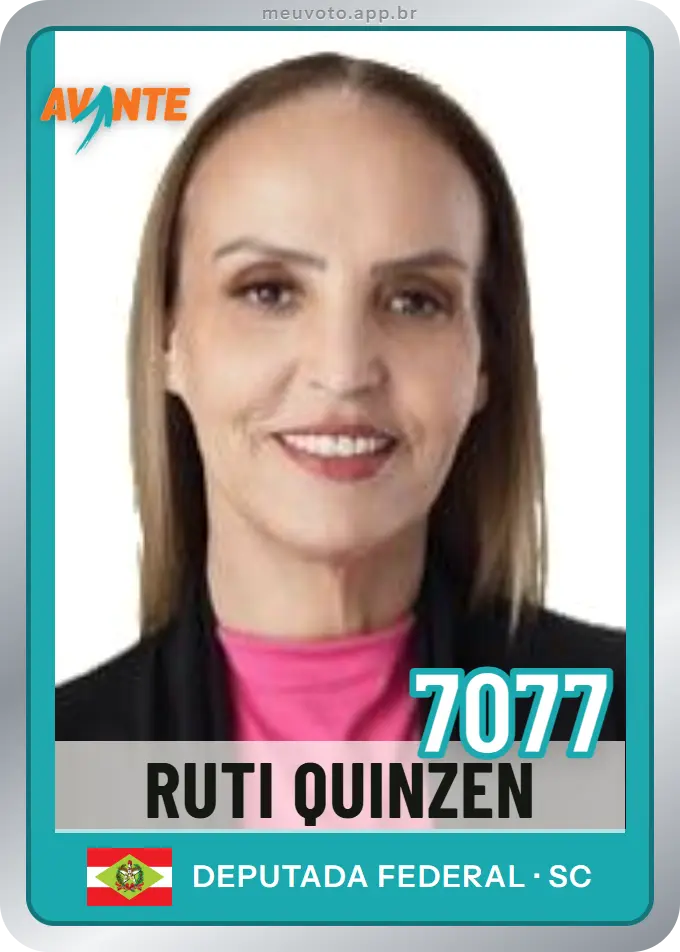 Carta de Ruti Quinzen, número 7077, Avante