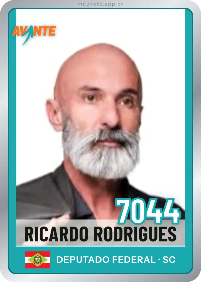 Carta de Ricardo Rodrigues, número 7044, Avante