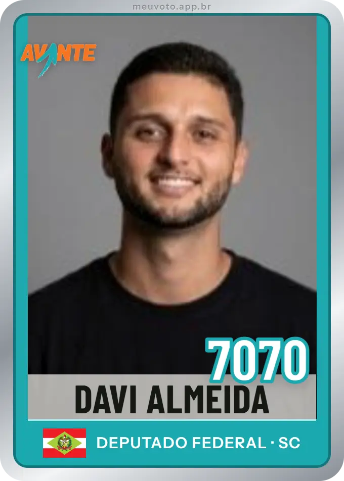 Carta de Davi Almeida, número 7070, Avante