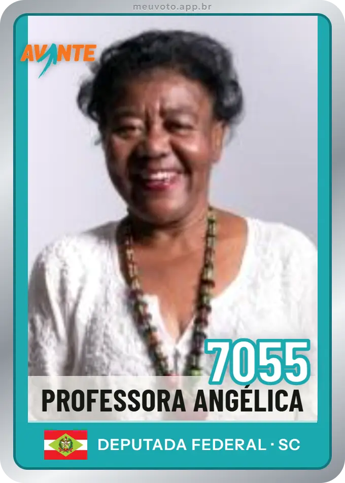 Carta de Professora Angélica, número 7055, Avante
