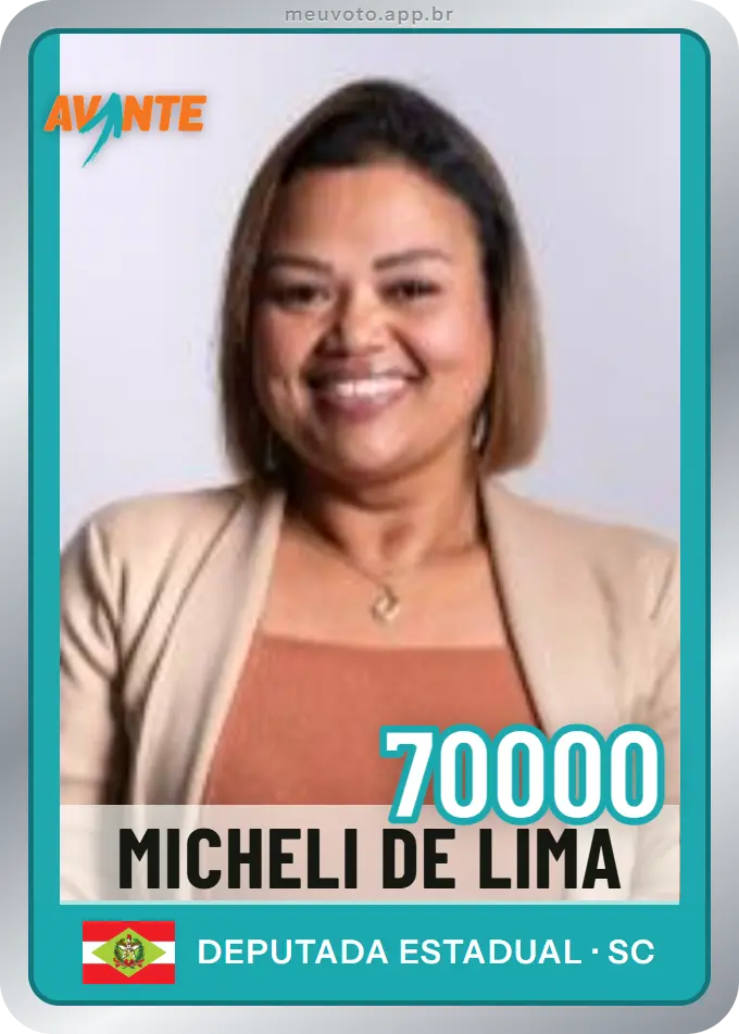 Carta de Micheli de Lima, número 70000, Avante
