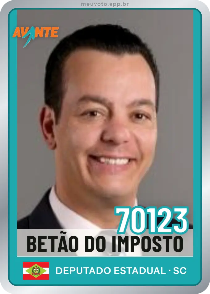 Carta de Betão do Imposto, número 70123, Avante