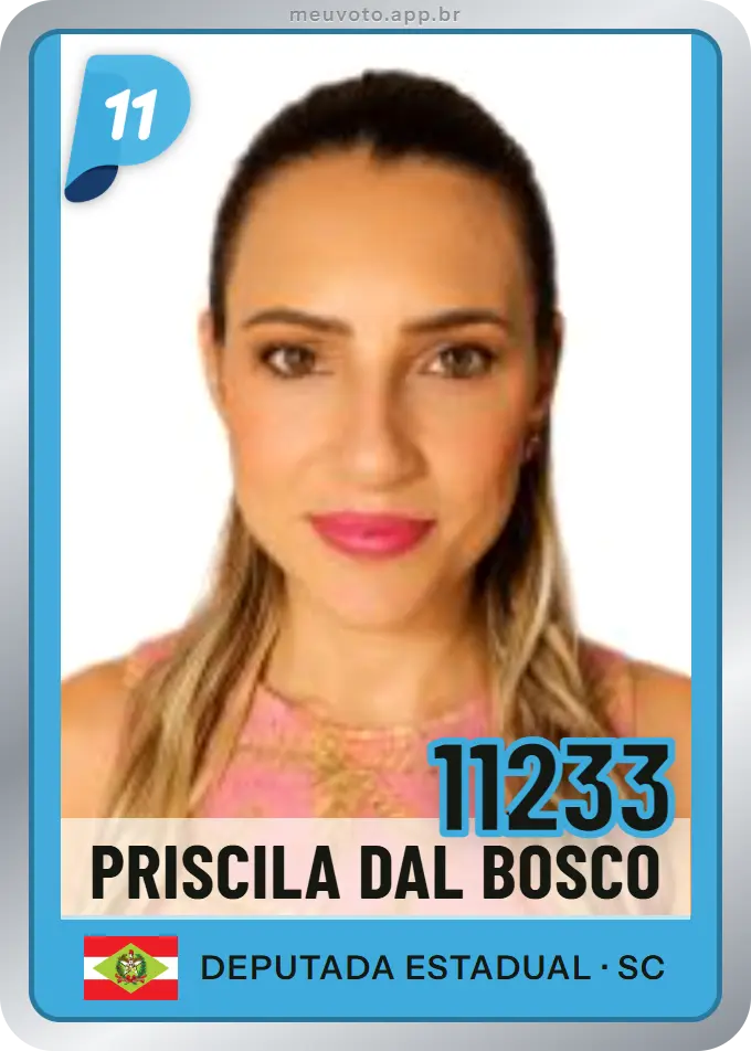 Carta de Priscila Dal Bosco, número 11233, PP