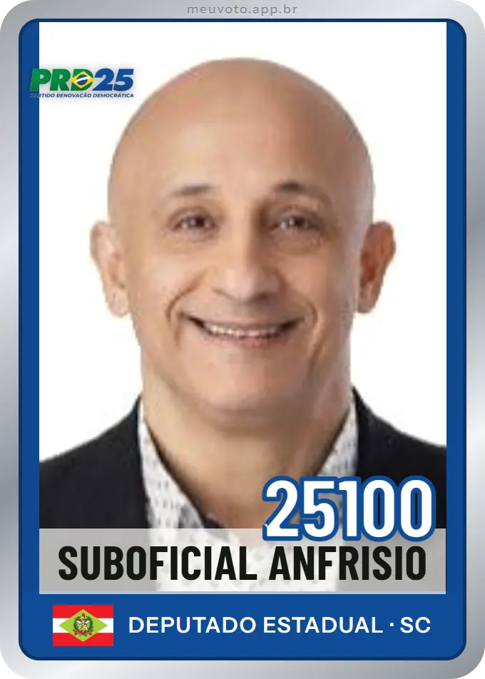 Carta de Suboficial Anfrisio, número 25100, PRD