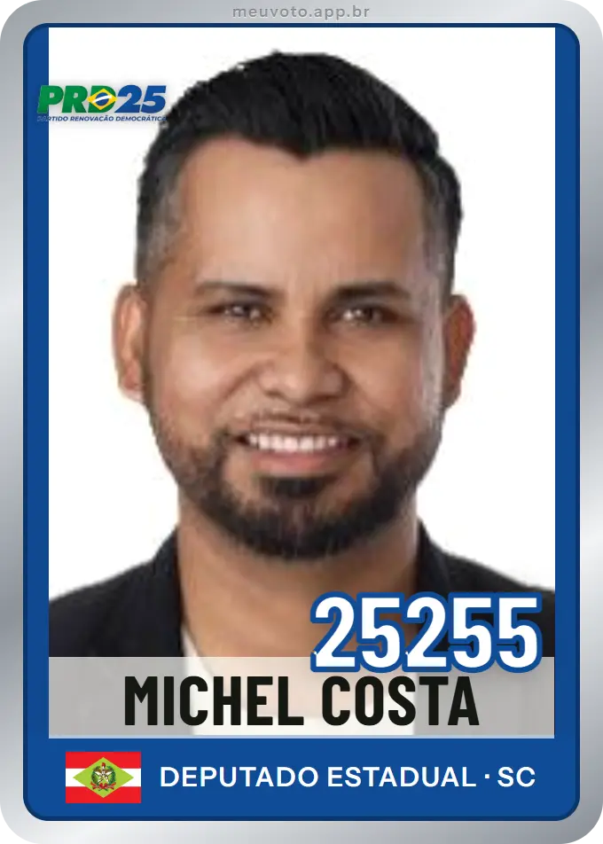Carta de Michel Costa, número 25255, PRD