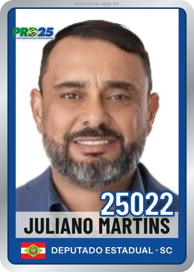 Carta de Juliano Martins, número 25022, PRD