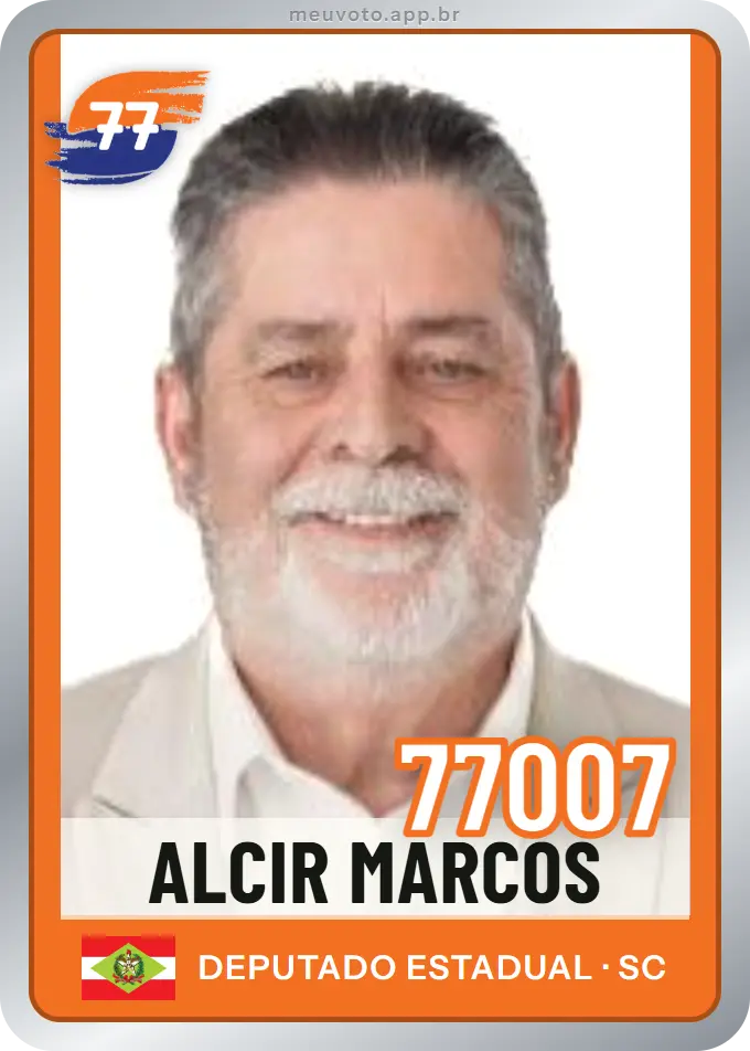 Carta de Alcir Marcos, número 77007, Solidariedade