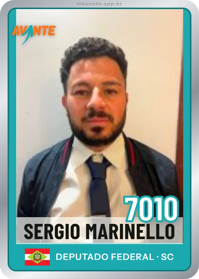 Carta de Sergio Marinello, número 7010, Avante