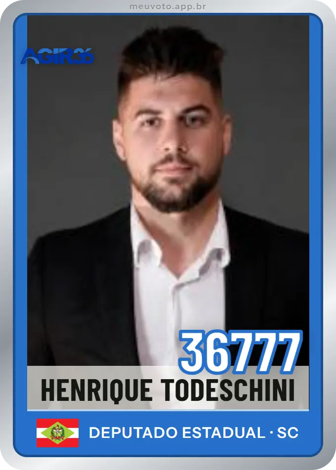 Carta de Henrique Todeschini, número 36777, Agir