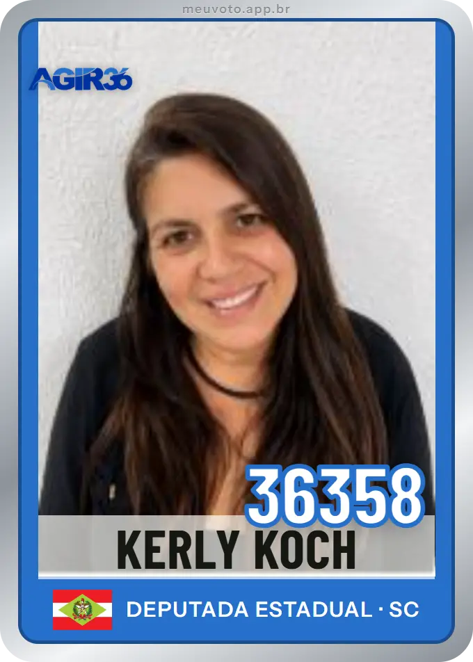 Carta de Kerly Koch, número 36358, Agir