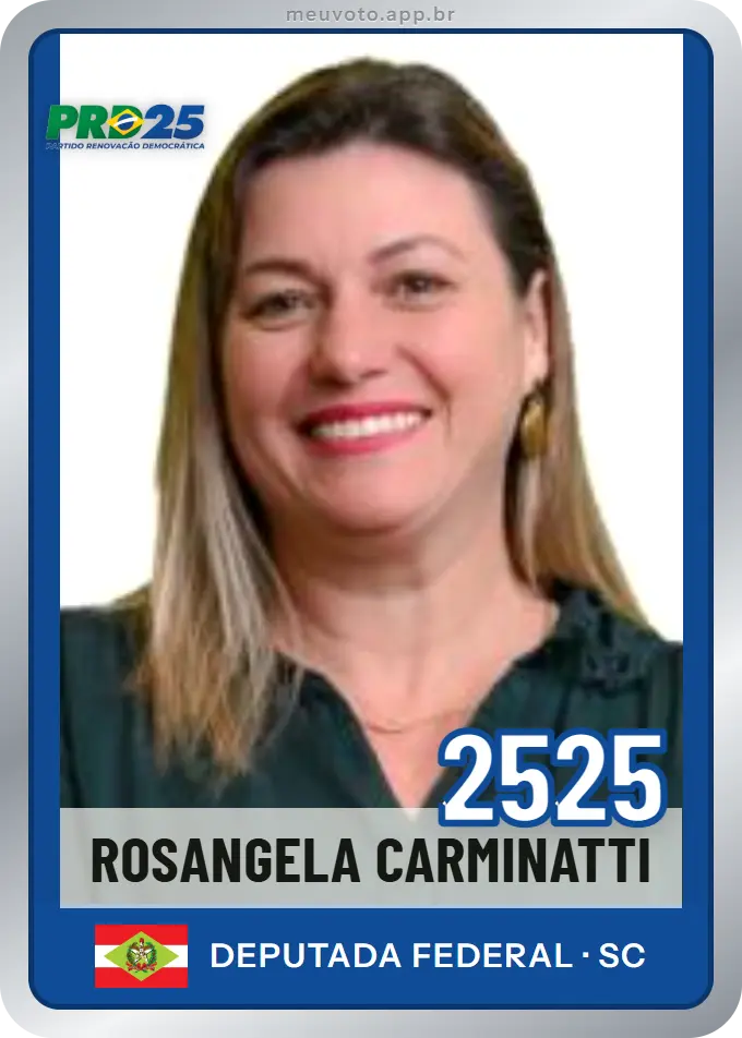 Carta de Rosangela Carminatti, número 2525, PRD