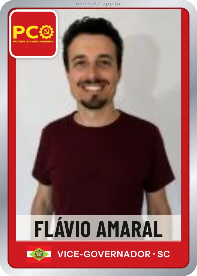Carta de Flávio Amaral, PCO