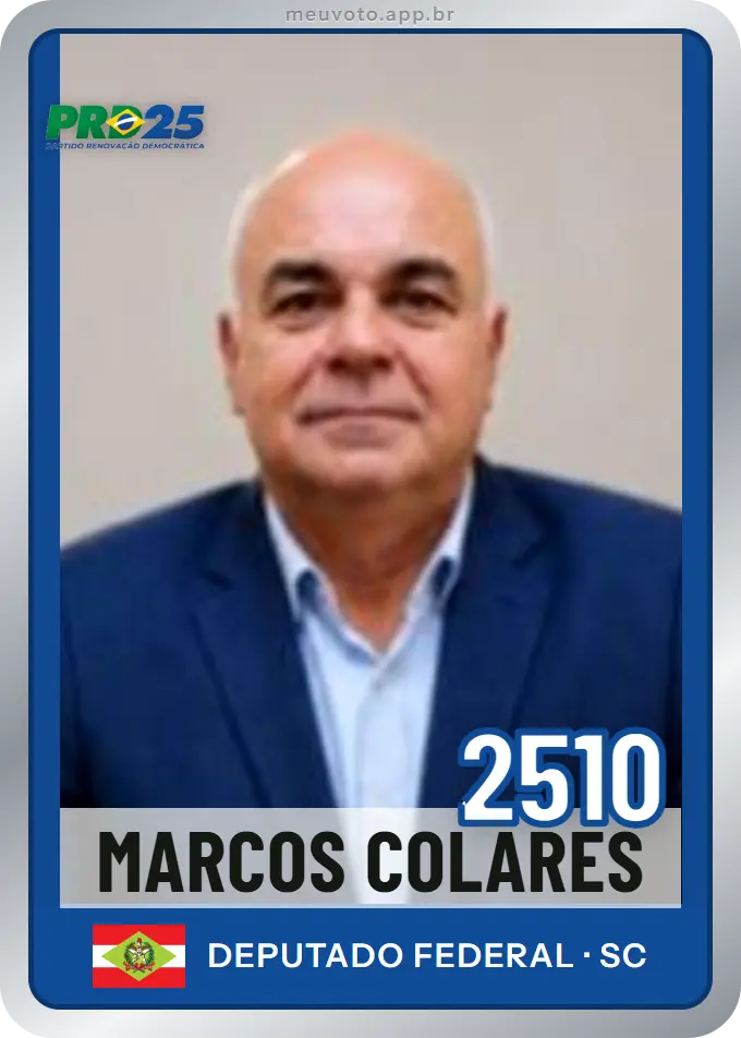 Carta de Marcos Colares, número 2510, PRD