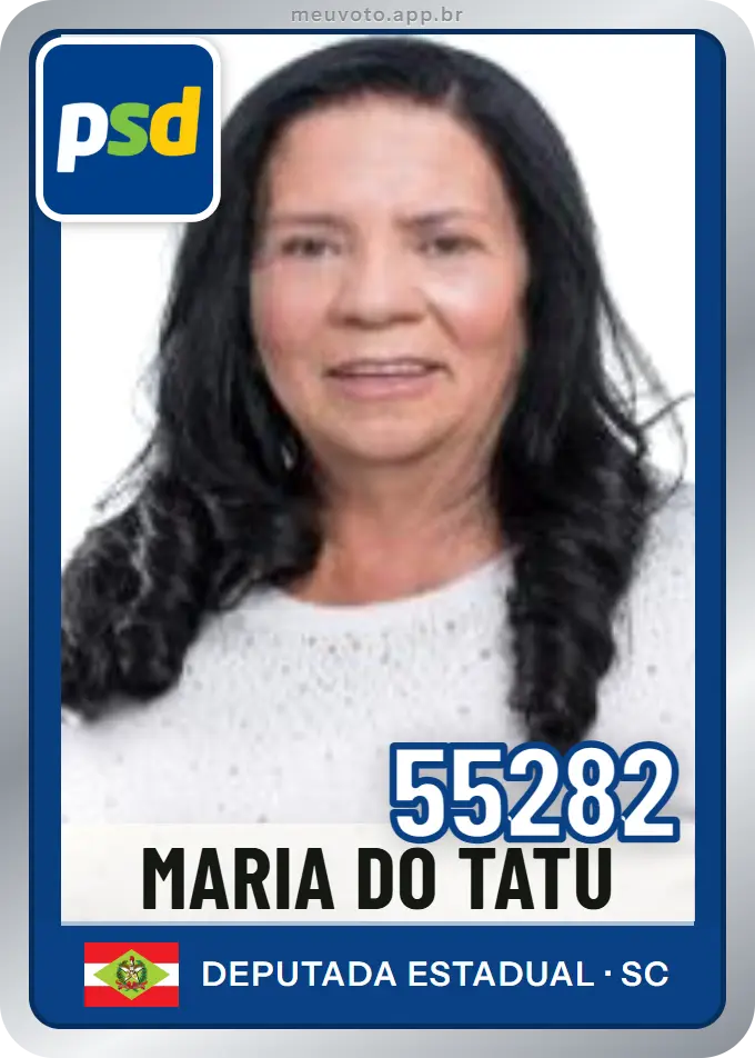 Carta de Maria do Tatu, número 55282, PSD
