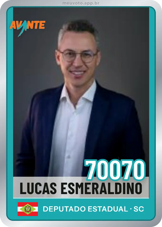 Carta de Lucas Esmeraldino, número 70070, Avante