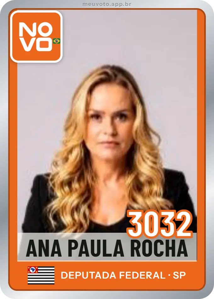 Carta de Ana Paula Rocha, número 3032, Novo