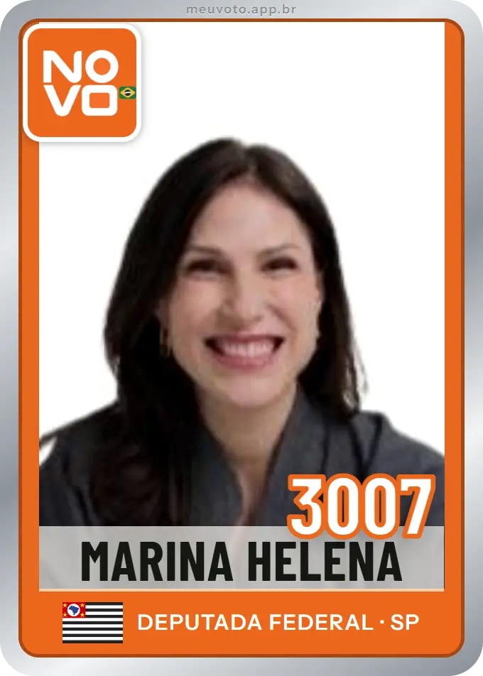 Carta de Marina Helena, número 3007, Novo