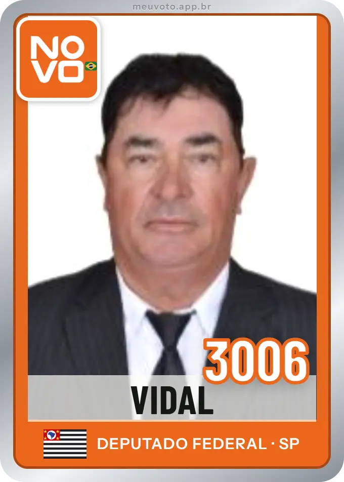Carta de Vidal, número 3006, Novo