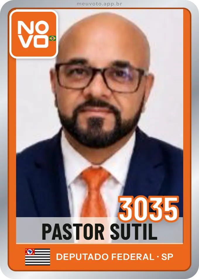 Carta de Pastor Sutil, número 3035, Novo