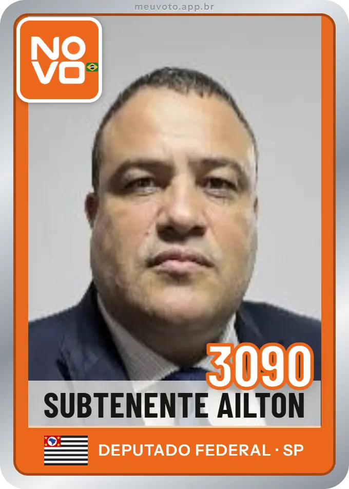 Carta de Subtenente Ailton, número 3090, Novo