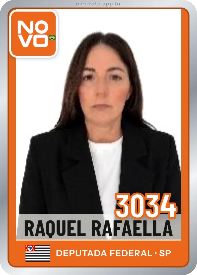 Carta de Raquel Rafaella, número 3034, Novo