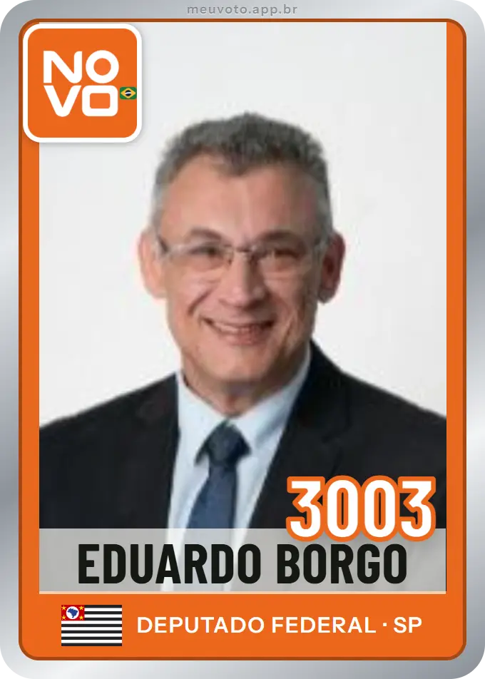 Carta de Eduardo Borgo, número 3003, Novo
