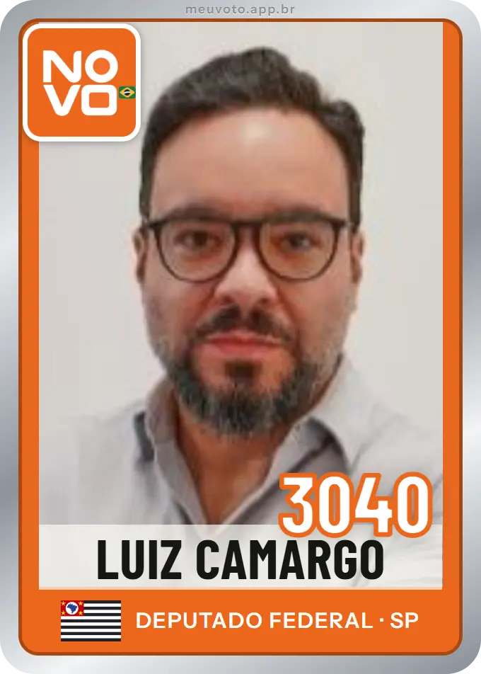 Carta de Luiz Camargo, número 3040, Novo