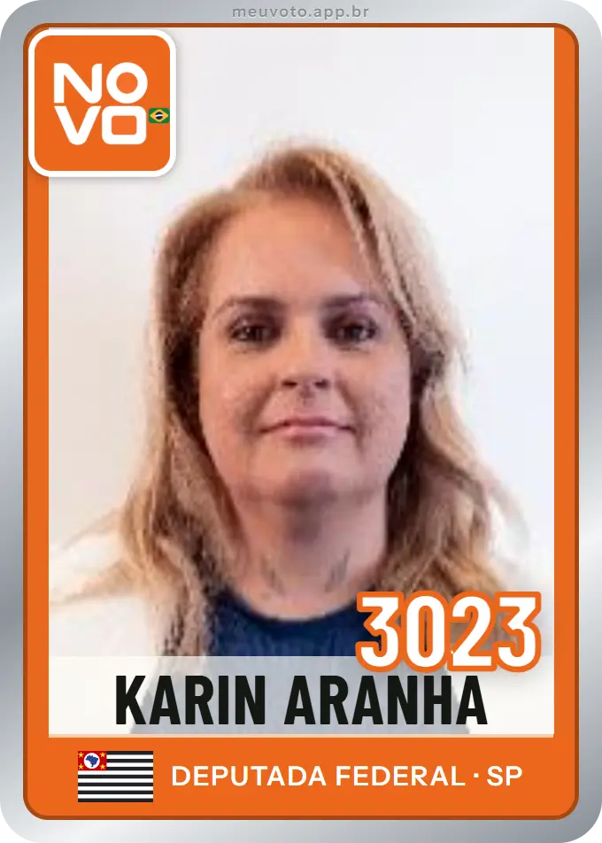 Carta de Karin Aranha, número 3023, Novo