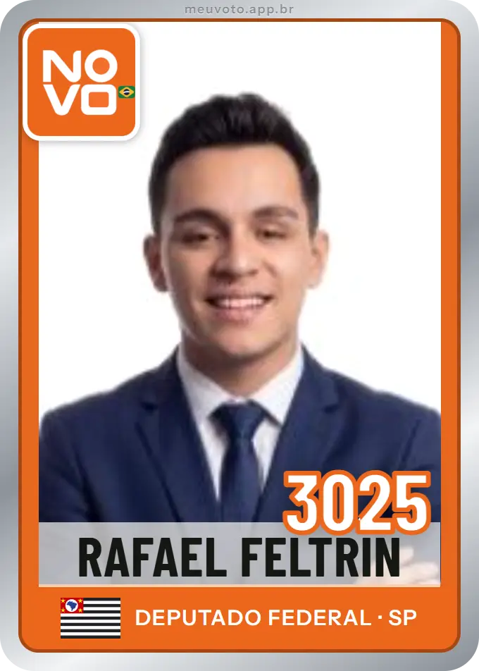 Carta de Rafael Feltrin, número 3025, Novo