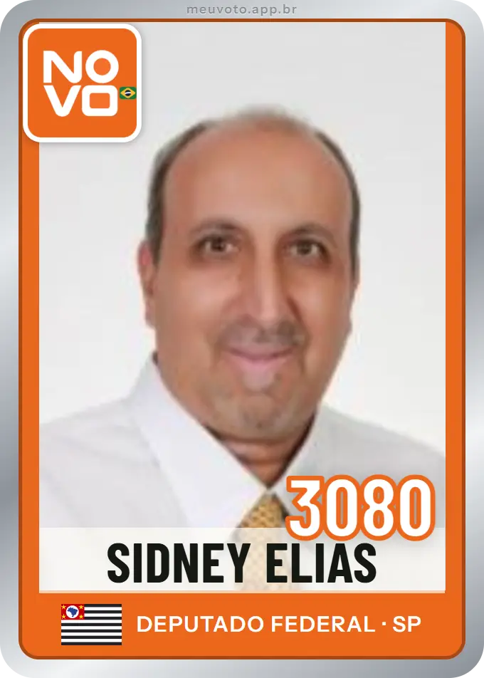 Carta de Sidney Elias, número 3080, Novo