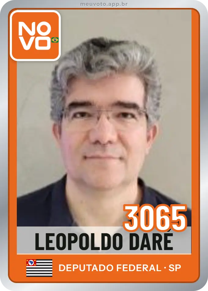 Carta de Leopoldo Daré, número 3065, Novo