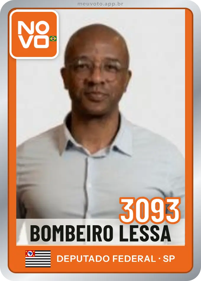 Carta de Bombeiro Lessa, número 3093, Novo