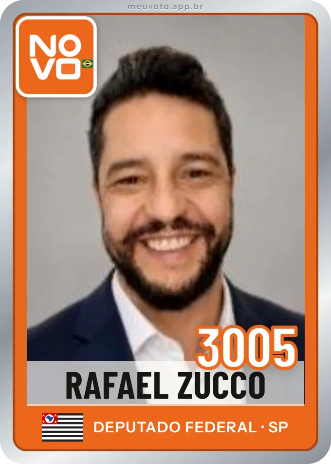 Carta de Rafael Zucco, número 3005, Novo