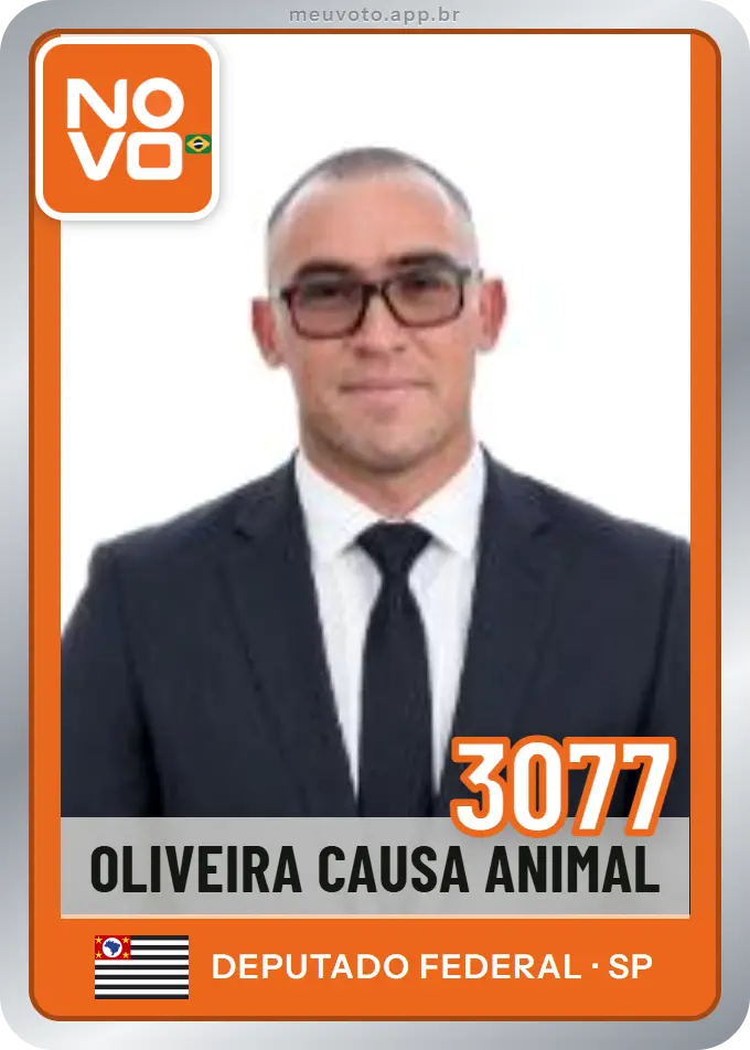 Carta de Oliveira Causa Animal, número 3077, Novo